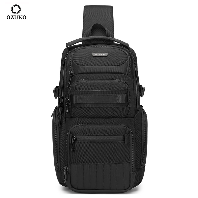 Phone Accessories Business - OZUKONew Business Commute Herren-Umhängetasche, wasserdicht, multifunktional,