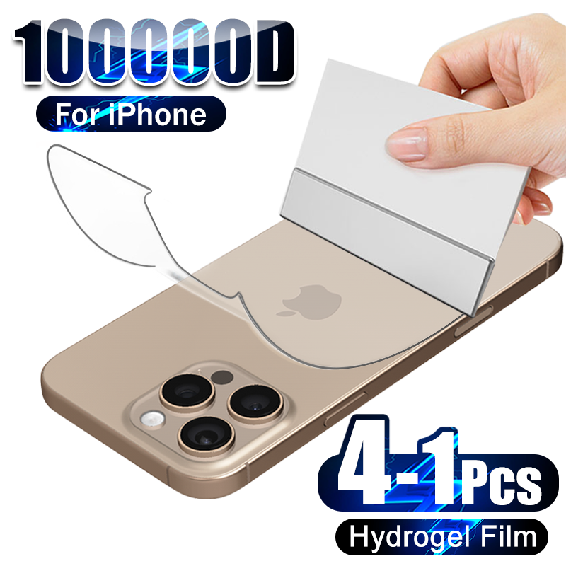Phone Accessories Business - 4-1Pcs Zurück Hydrogel Film Für iPhone