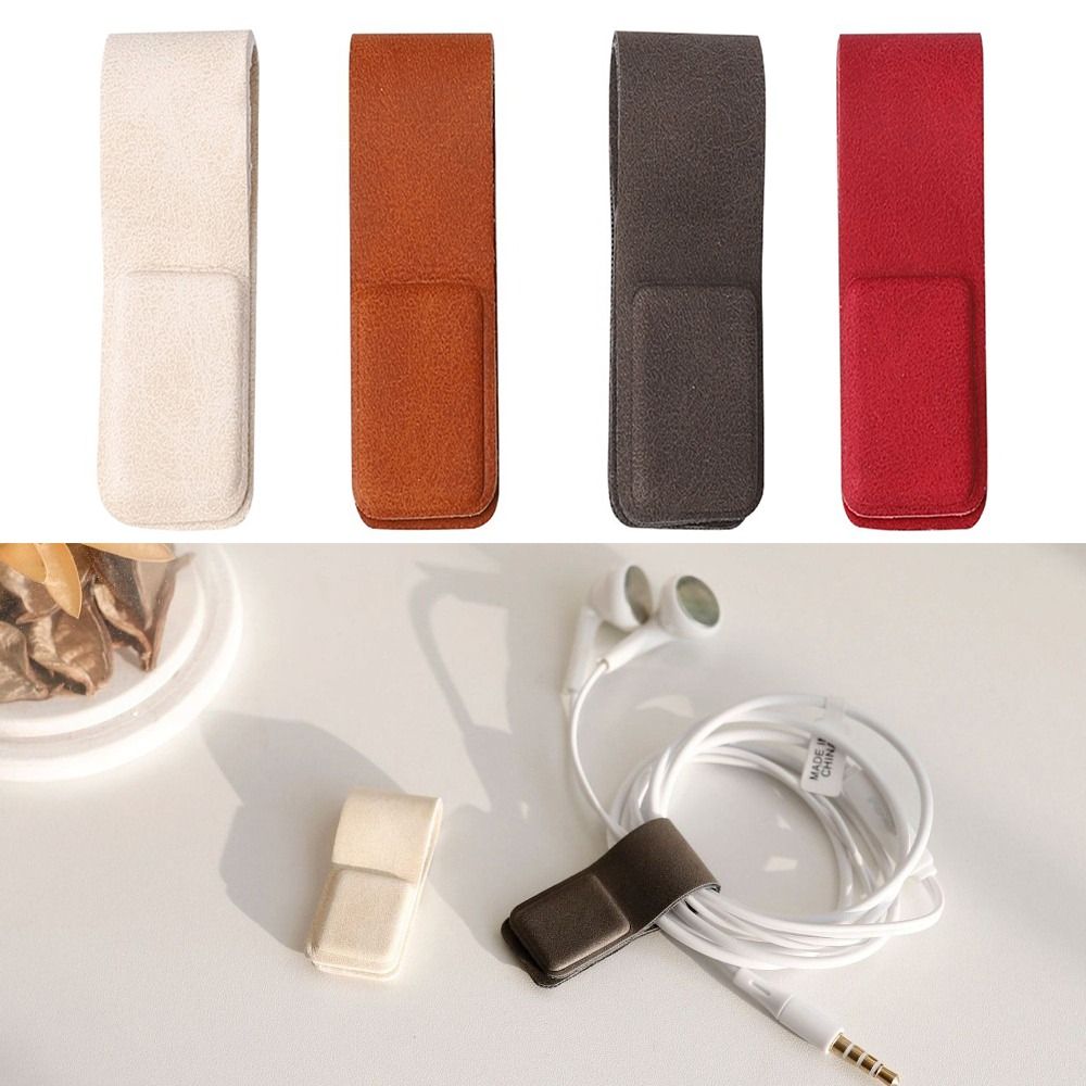Cable Organizer Magnetic - Neuer Leder-Kabelclip für Kopfhörer Flexibler Magnetischer