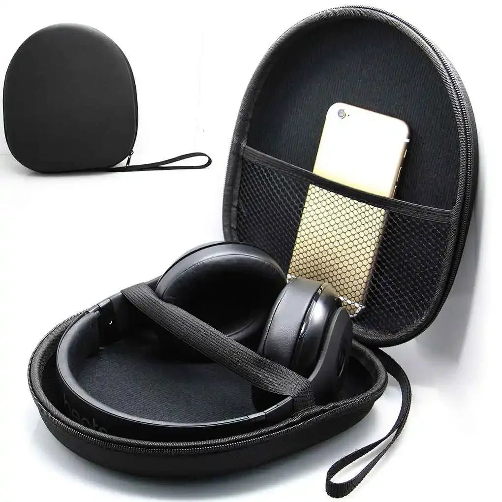 Phone Accessories Company - Kopfhörer-Tragetasche Stoßfeste Headset-Tasche Geräumiger Handtaschen-Kopfhörerbehälter Firmen-Reisezubehör