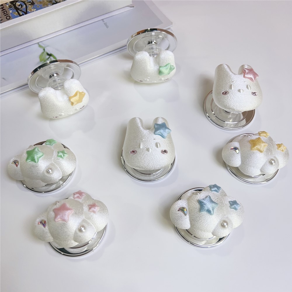 Phone Accessories Cute - 3D Cartoon Magnetischer Handy-PopSocket Rutschfester Koreanischer