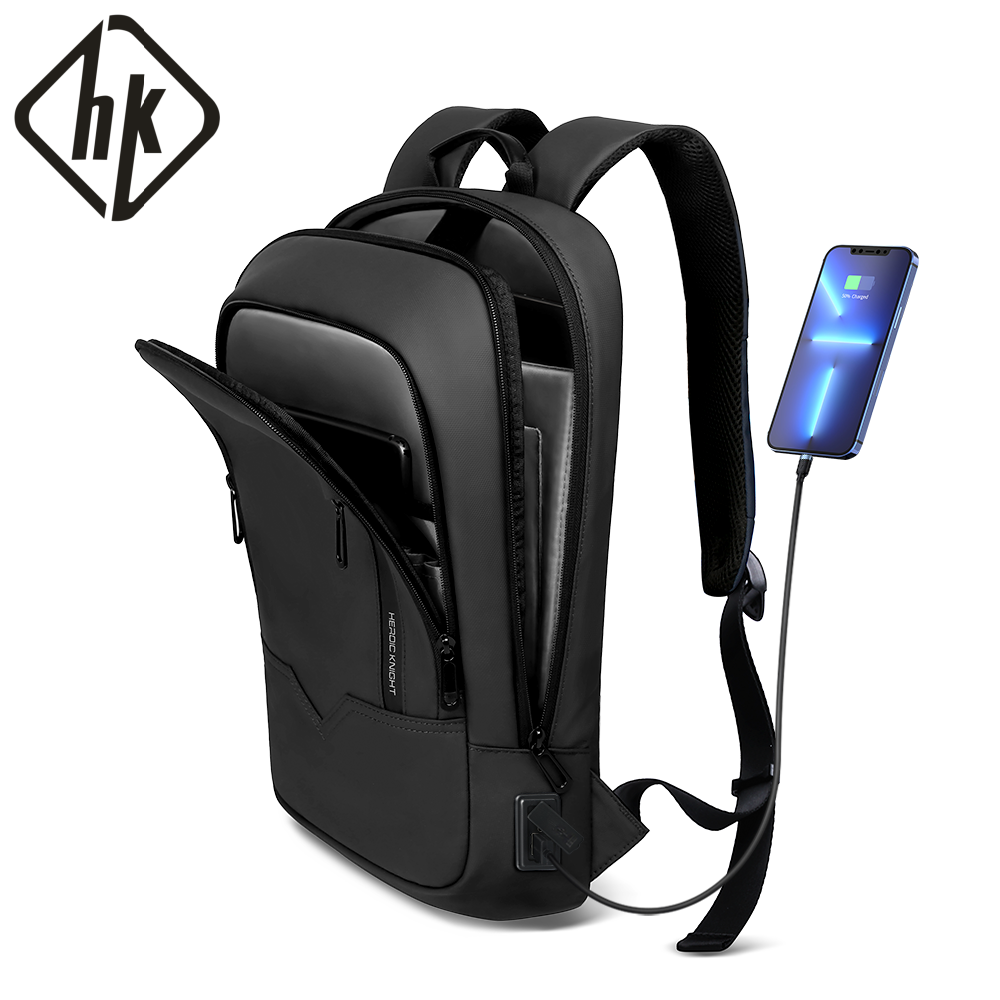 Phone Accessories Business - HK Slim Business-Rucksack für Herren, 17,3-Zoll-Laptoptasche