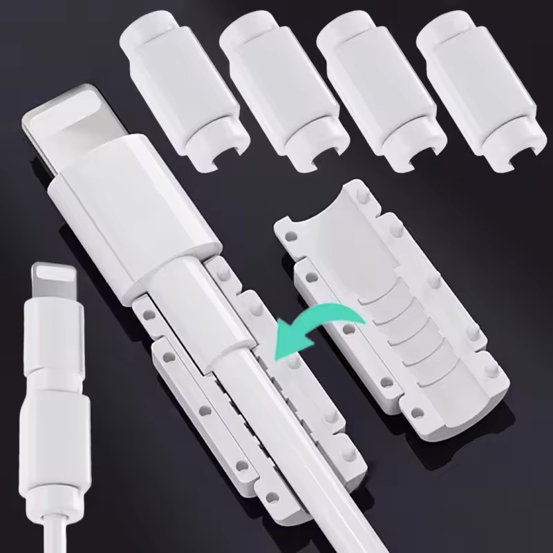 Usb Data Cable - Anti-Break-Kabelschutz aus weichem Silikon für Apple