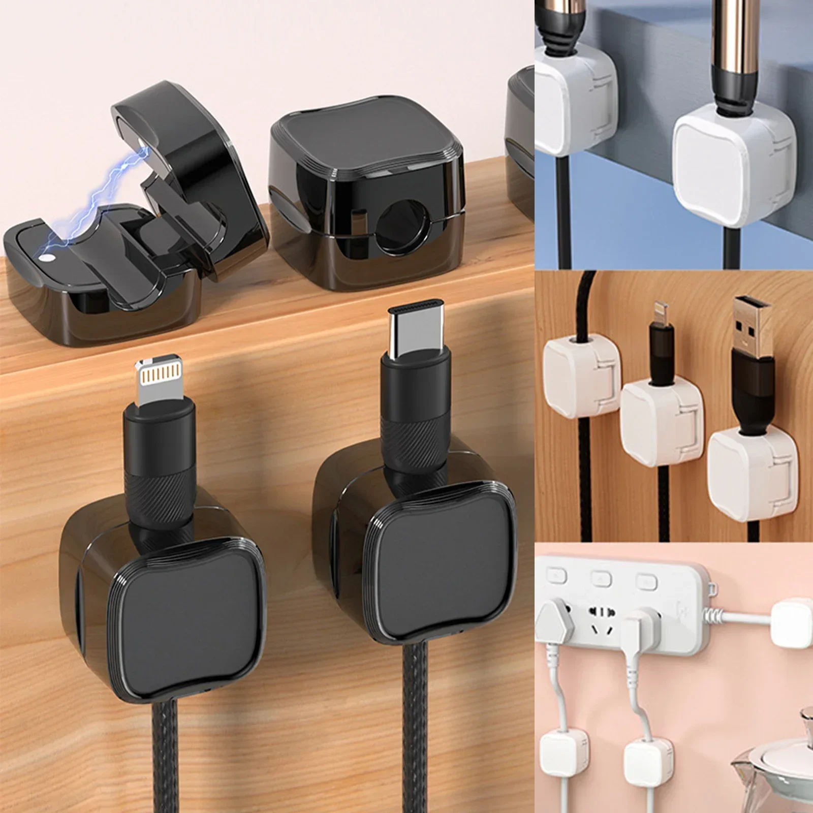 6/12/24PCS Magnetische Kabel O – Cable Organizer Magnetic Bewertung und Preis