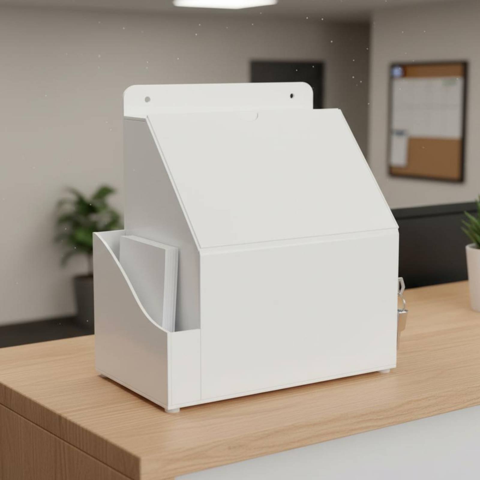 Acryl-Spendenbox mit Schloss,  – Phone Accessories Company Bewertung und Preis