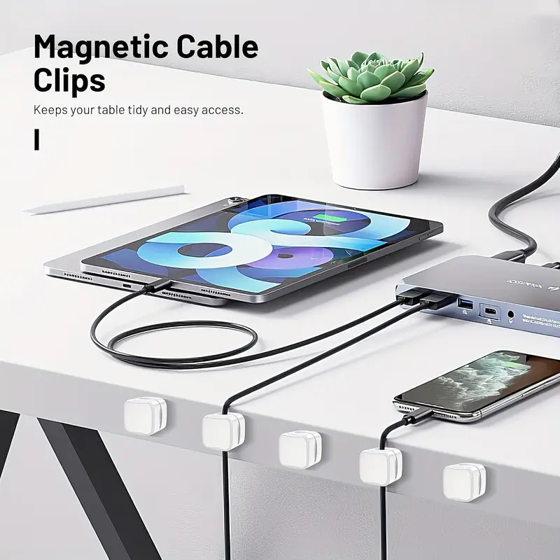 6/12/18 PCS Magnetische Kabel  – Cable Organizer Magnetic Bewertung und Preis